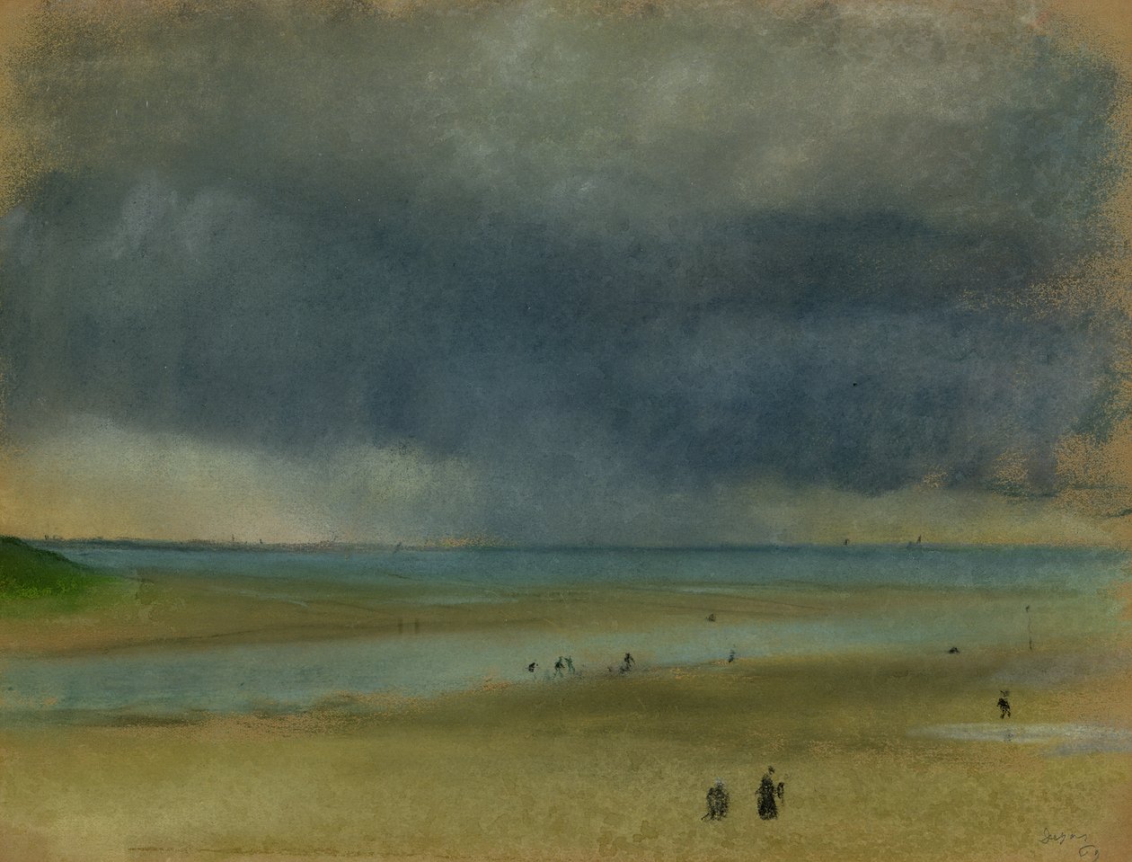 Beside the Sea, 1869 (pastell) av Edgar Degas