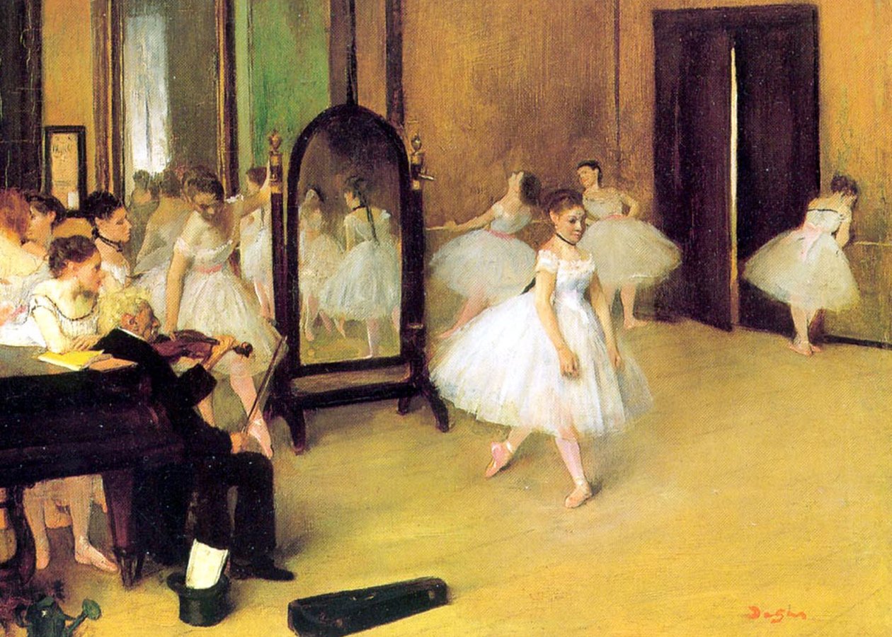 Dance Class av Edgar Degas