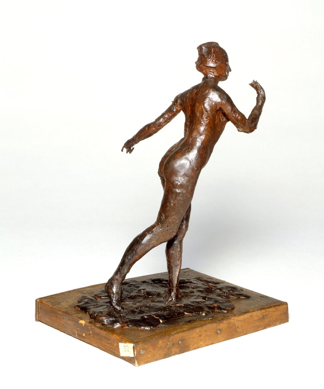 Dancer Bowing, ca 1895 (rött vax) av Edgar Degas