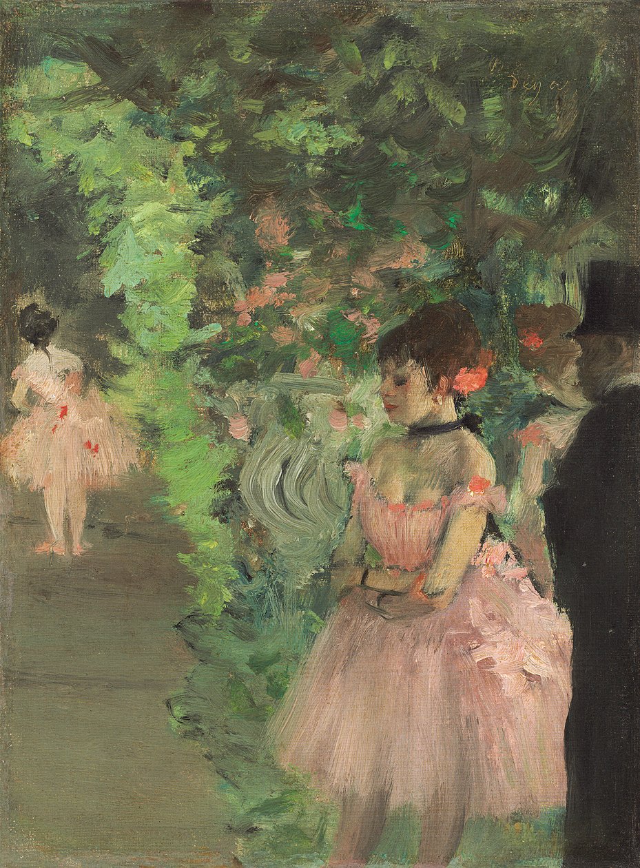 Dancers Backstage, 1876-1883 av Edgar Degas