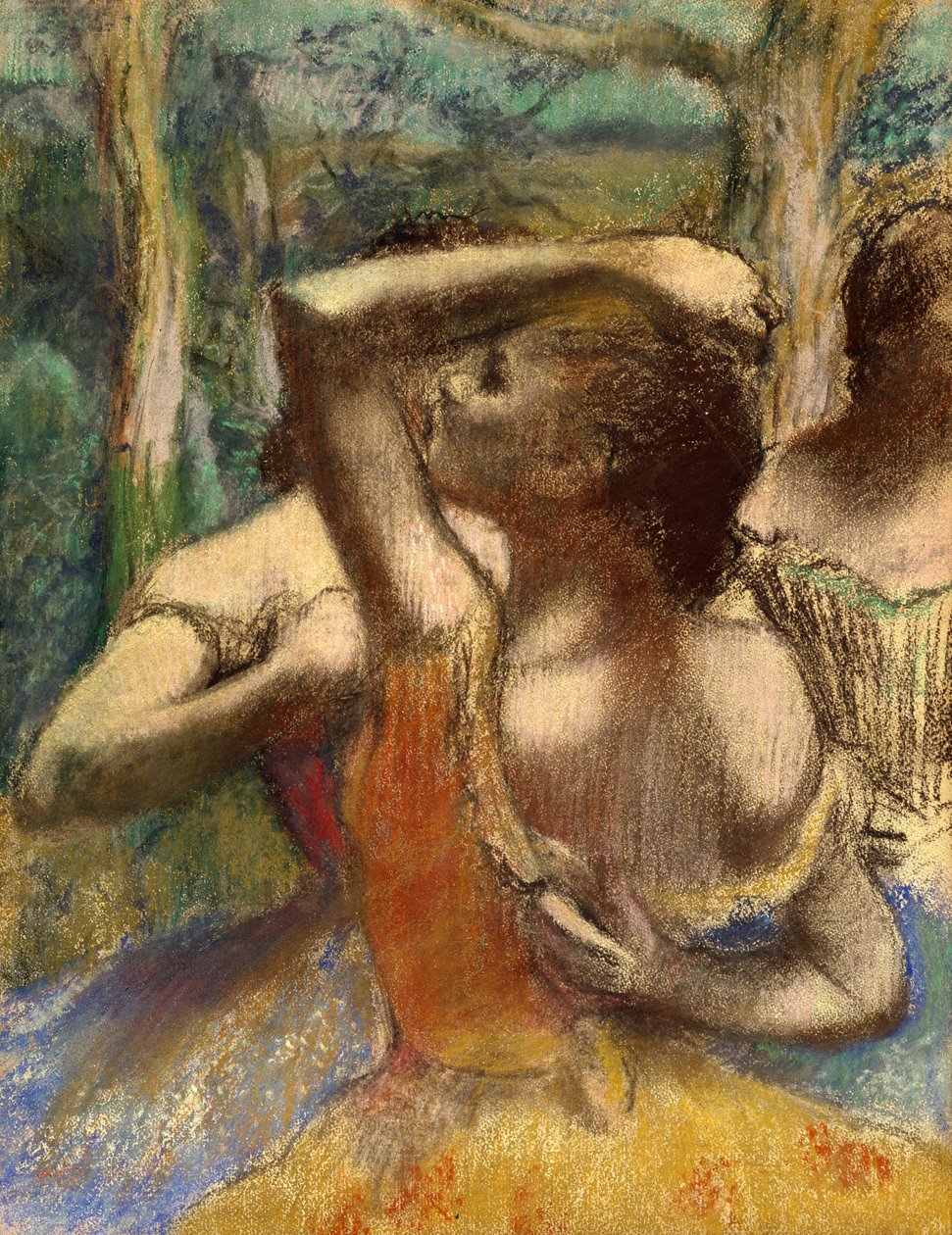 Dansare, ca 1897 (pastell med kol på papper) av Edgar Degas
