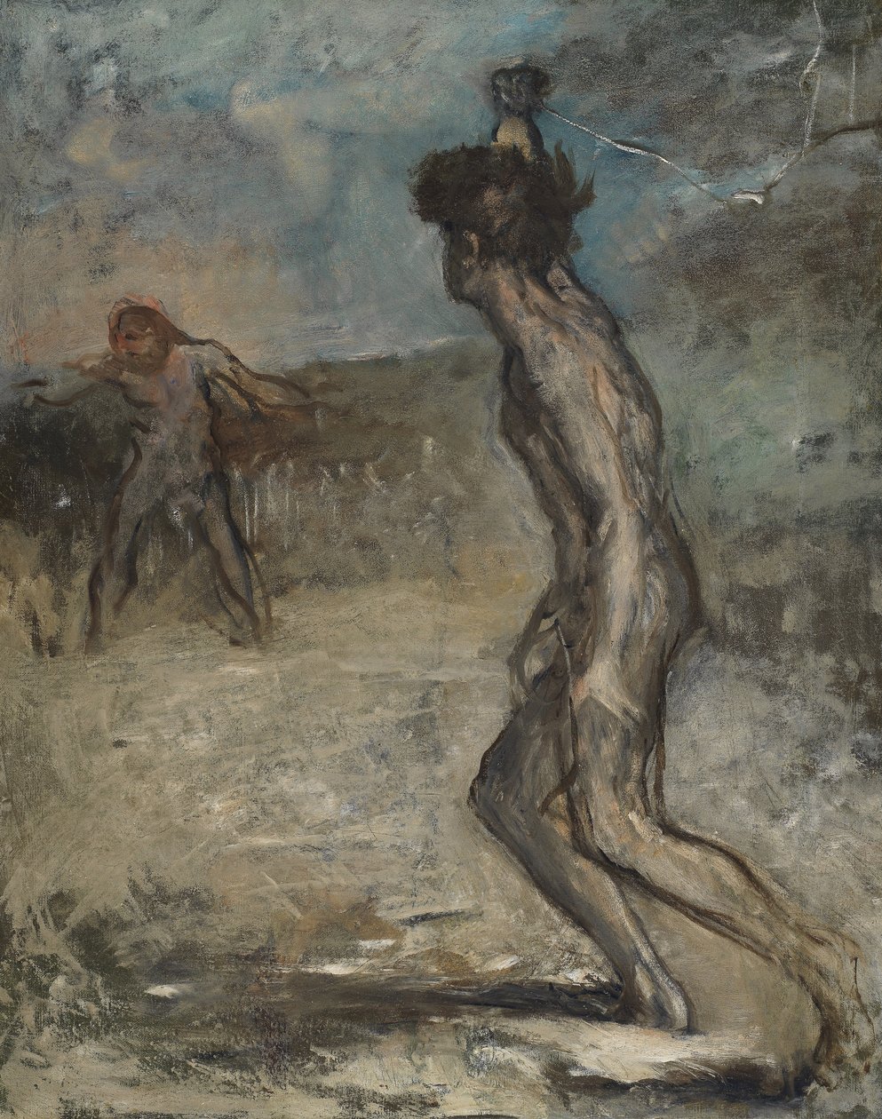 David och Goliat, ca 1857 av Edgar Degas