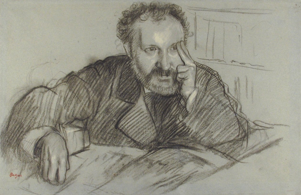 Edmond Duranty  av Edgar Degas