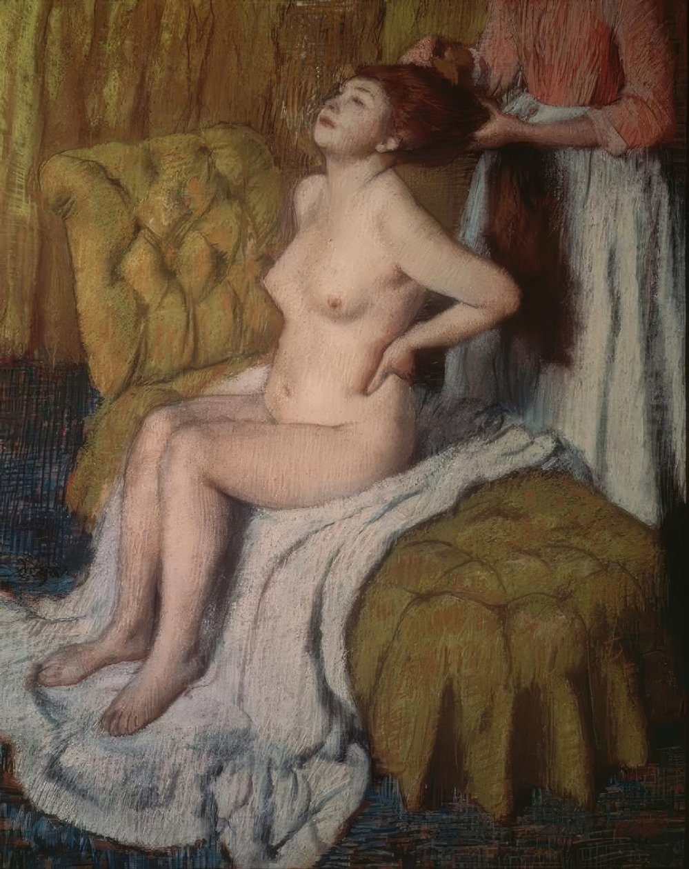 En kvinna kan kammas av Edgar Degas