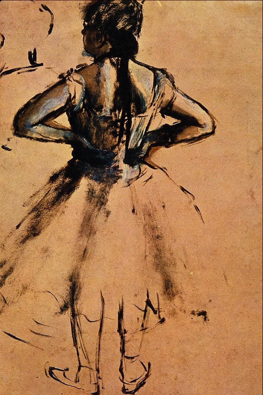 Hands on Hips av Edgar Degas