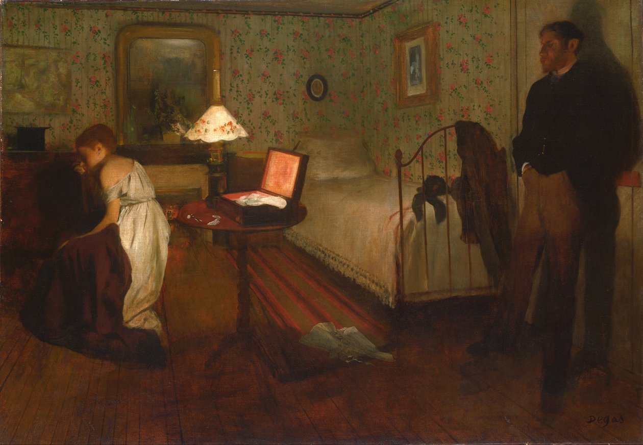 Interiör av Edgar Degas