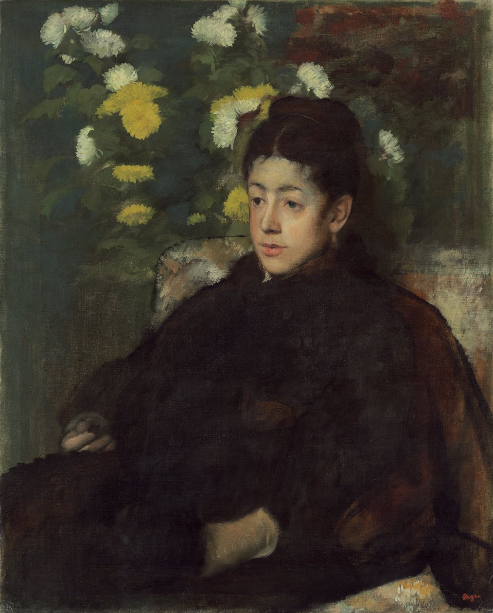 Mademoiselle Malo, ca 1877 av Edgar Degas