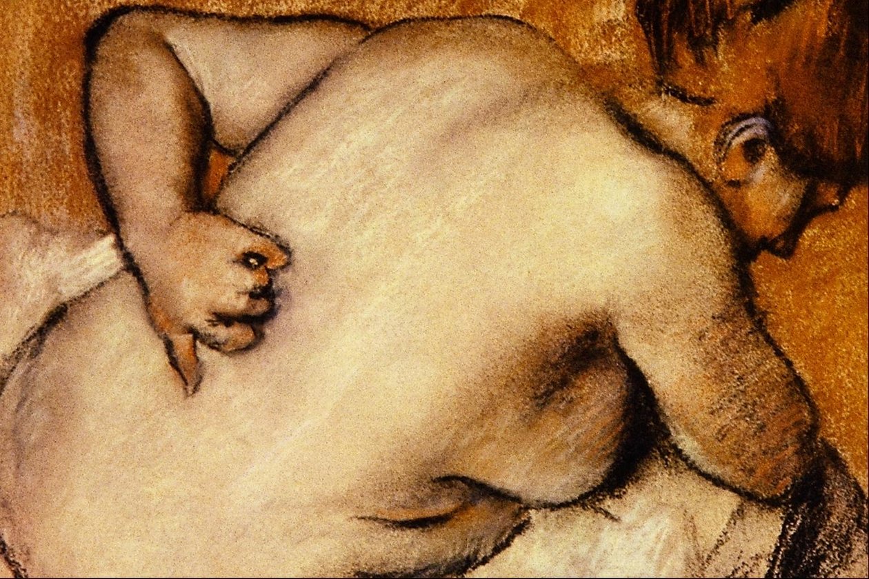 Nude Scratching Her Back av Edgar Degas