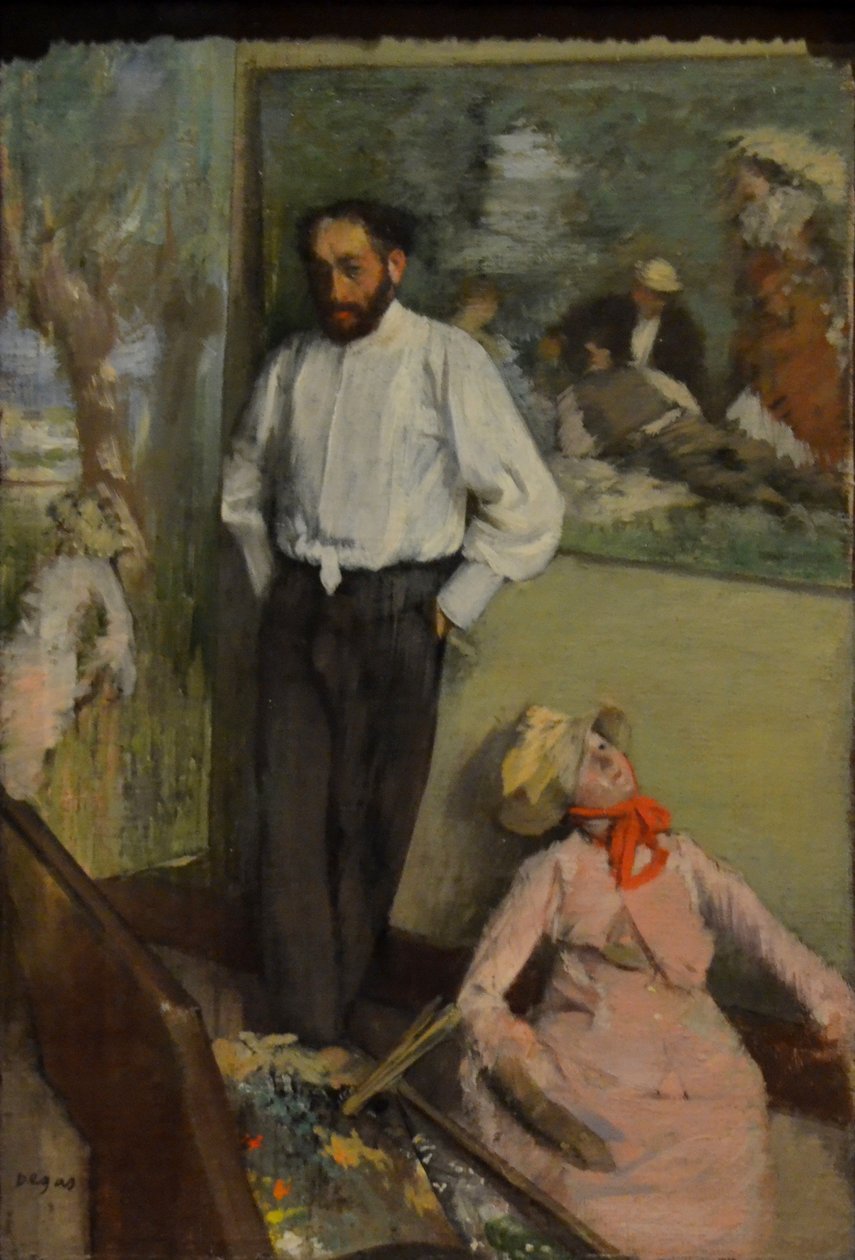 Portrait dHenri-Michel Lévy  av Edgar Degas
