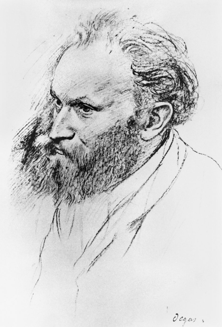 Porträtt av Edouard Manet (1832-83) av Edgar Degas