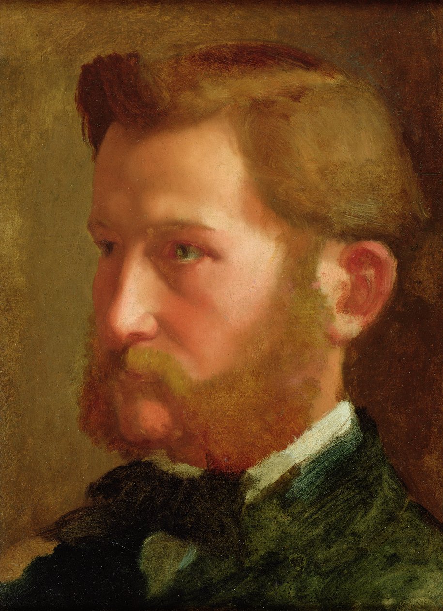 Porträtt av Paul Vapincon, ca 1868 av Edgar Degas