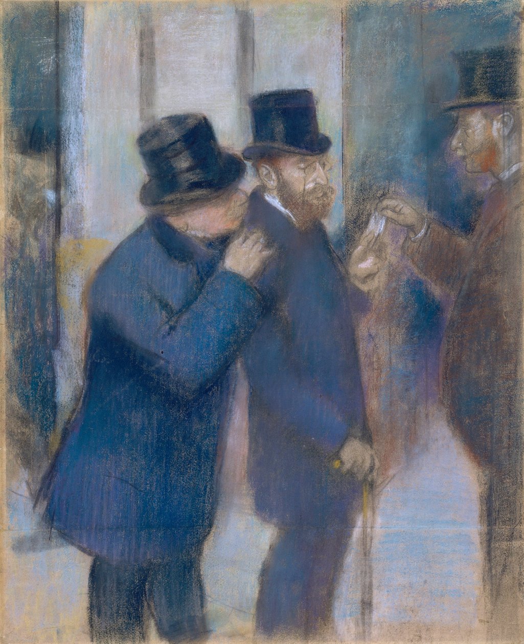 Portraits at the Stock Exchange av Edgar Degas