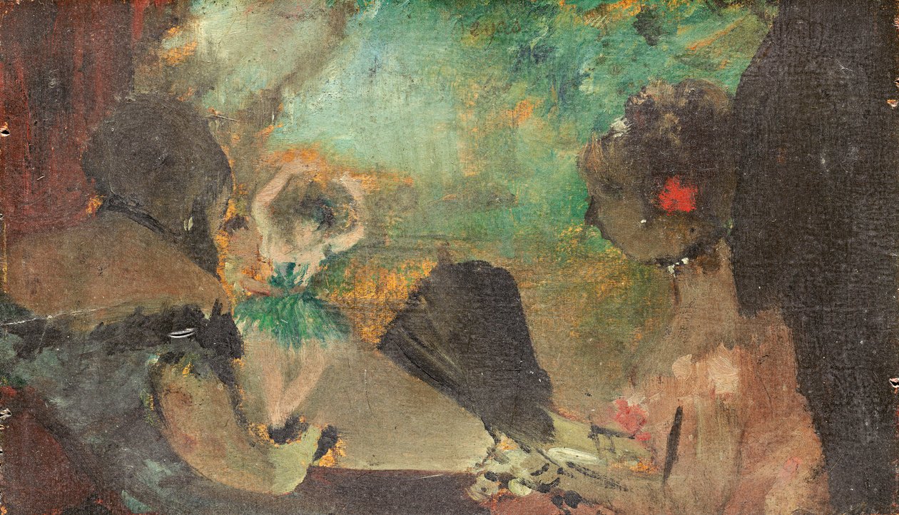 The Loge, ca 1883 (olja på trä) av Edgar Degas