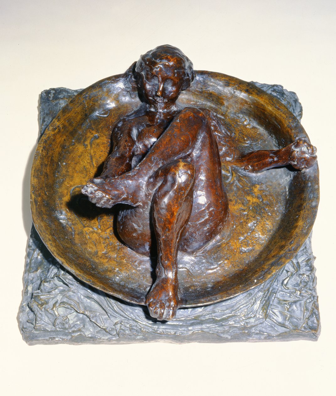 The Tub, 1889-1919 (brons) av Edgar Degas