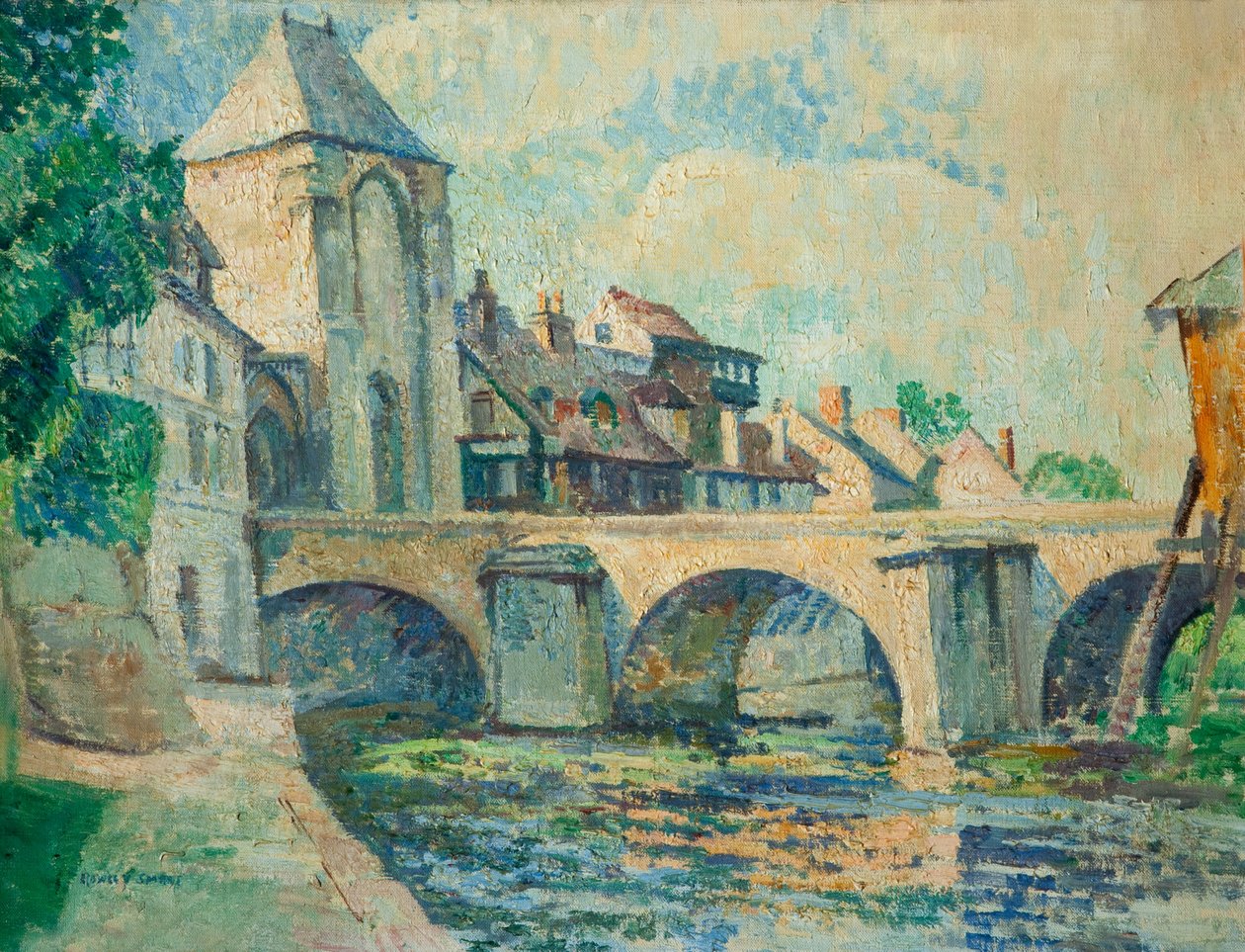 Moret-sur-Loing av Edgar Rowley Smart