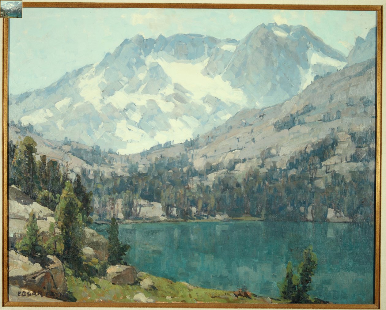 Sierra Lake (olja på duk) av Edgar Alwin Payne