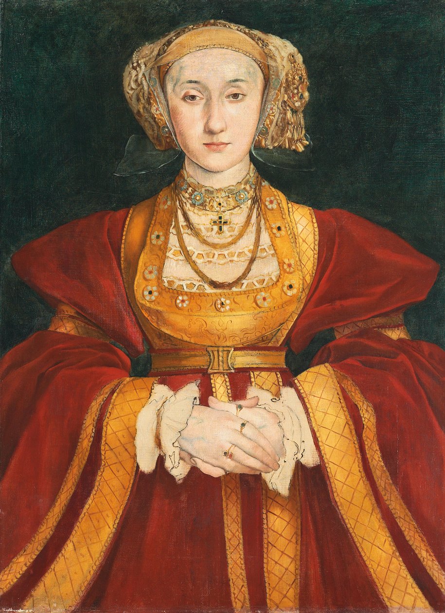 Anne av Cleves, efter Hans Holbein den yngre, c.1860-62 av Edgar Degas