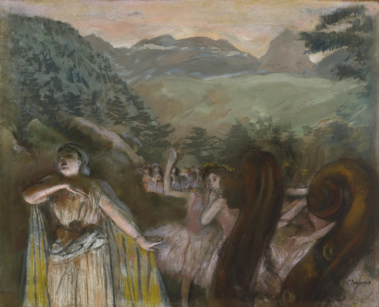 Aria efter baletten av Edgar Degas