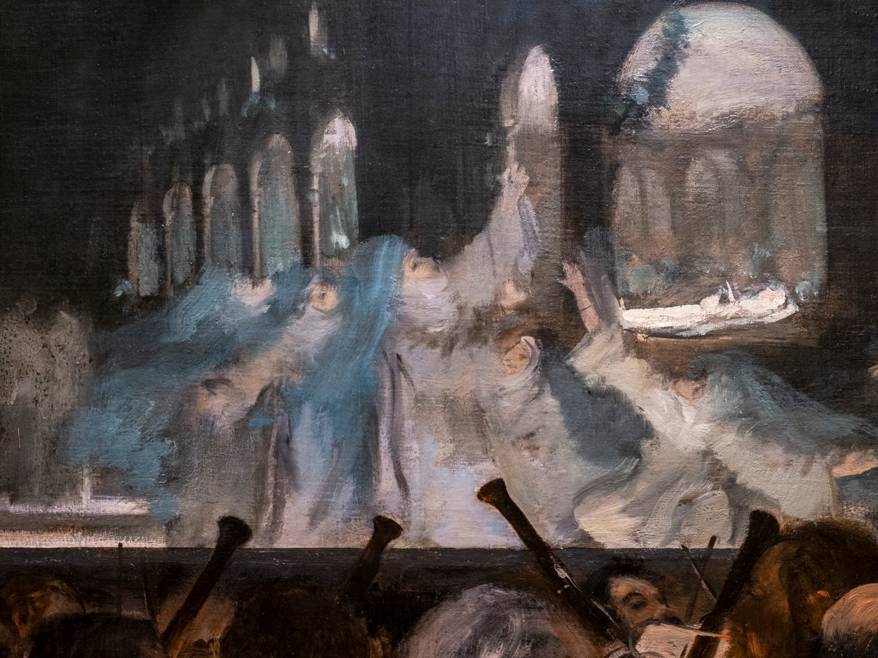 Balett av Robert djävulen (detalj). 1876. Olja på duk. av Edgar Degas