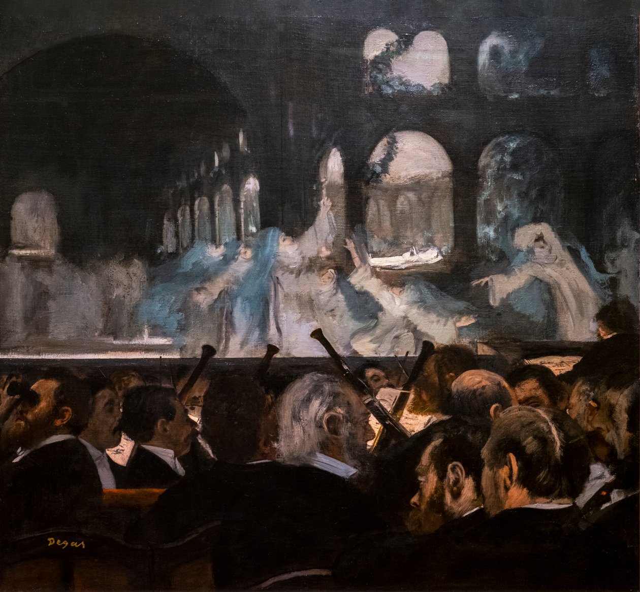 Balett av Robert djävulen. 1876. Olja på duk. av Edgar Degas