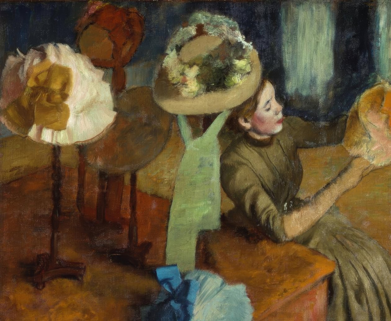 Hos modisten av Edgar Degas