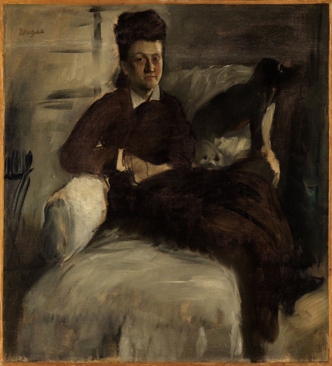 Porträtt av Madame Jeantaud av Edgar Degas