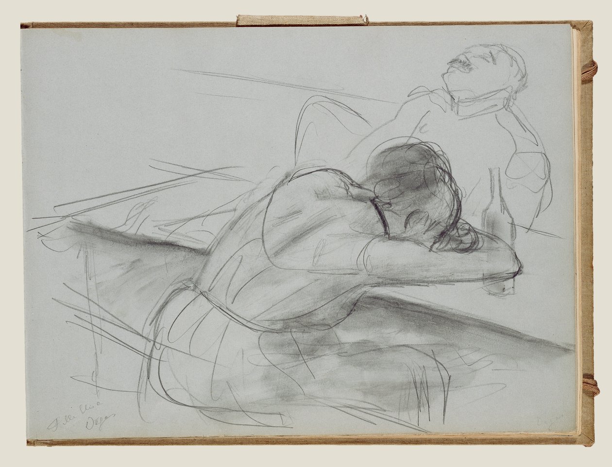 Bordellscen av Edgar Degas