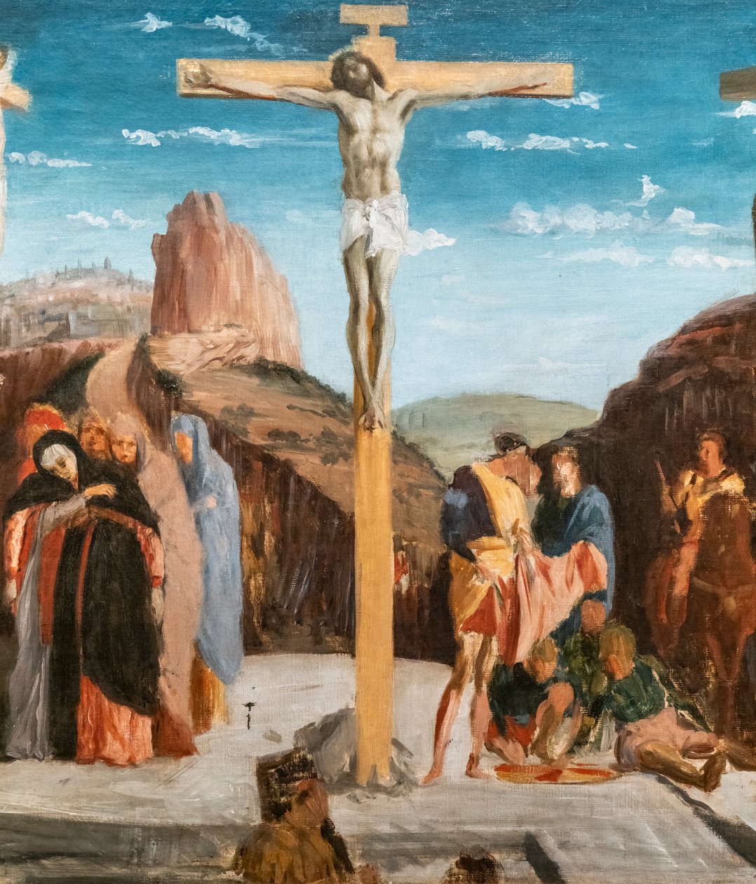 Golgata (kopia efter Andrea Mantegna) (detalj). 1861. Olja på duk. av Edgar Degas