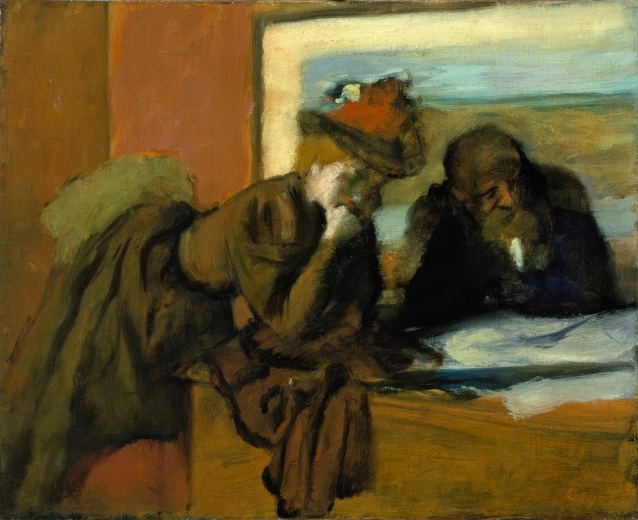 Chatt av Edgar Degas