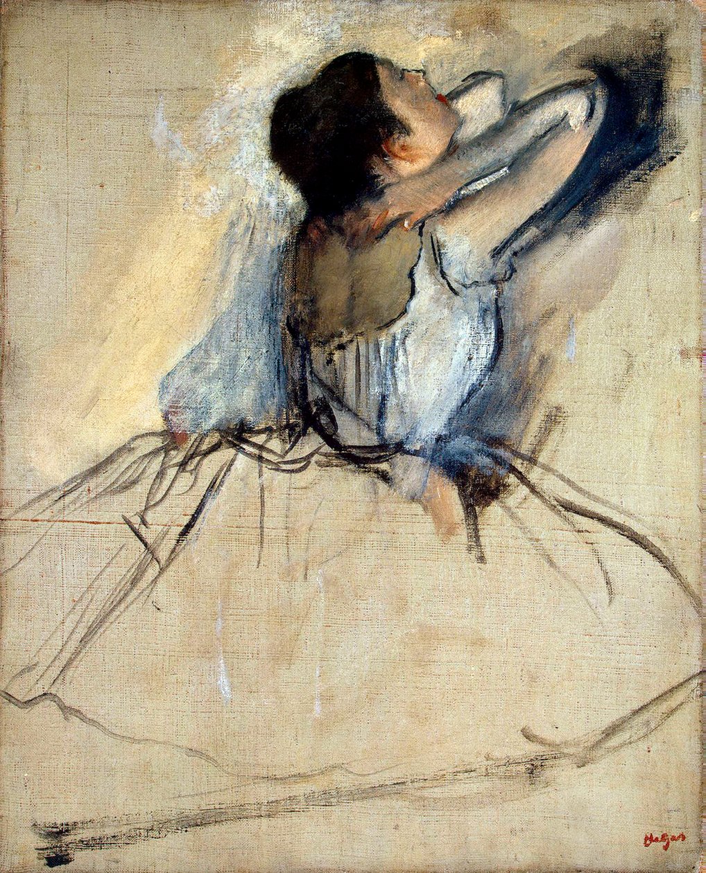 Dansare, c1874. av Edgar Degas