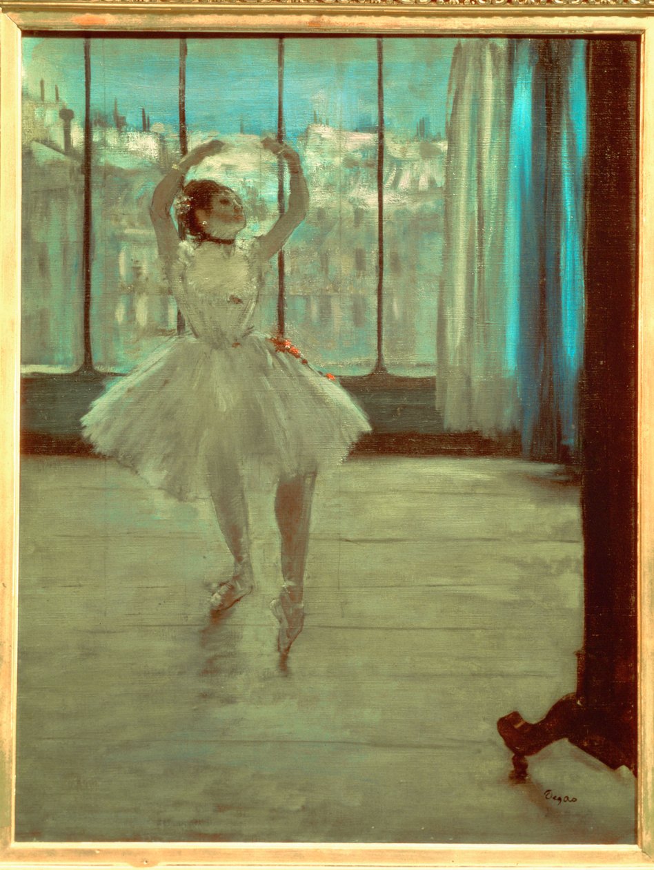 Dansare framför ett fönster av Edgar Degas