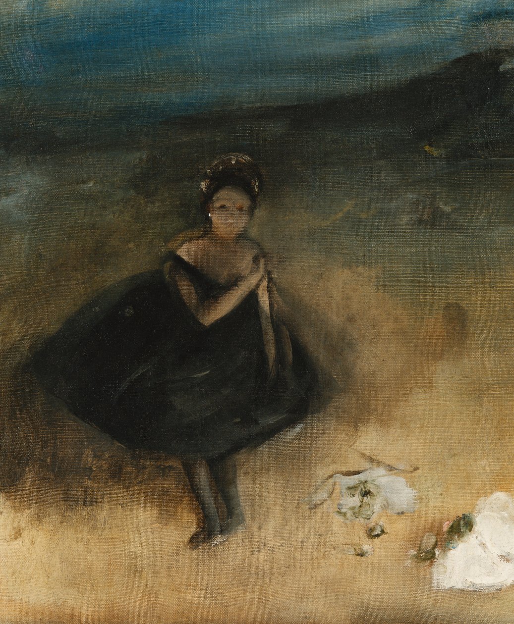 Dansare med en bukett; Dansaren med buketten, av Edgar Degas