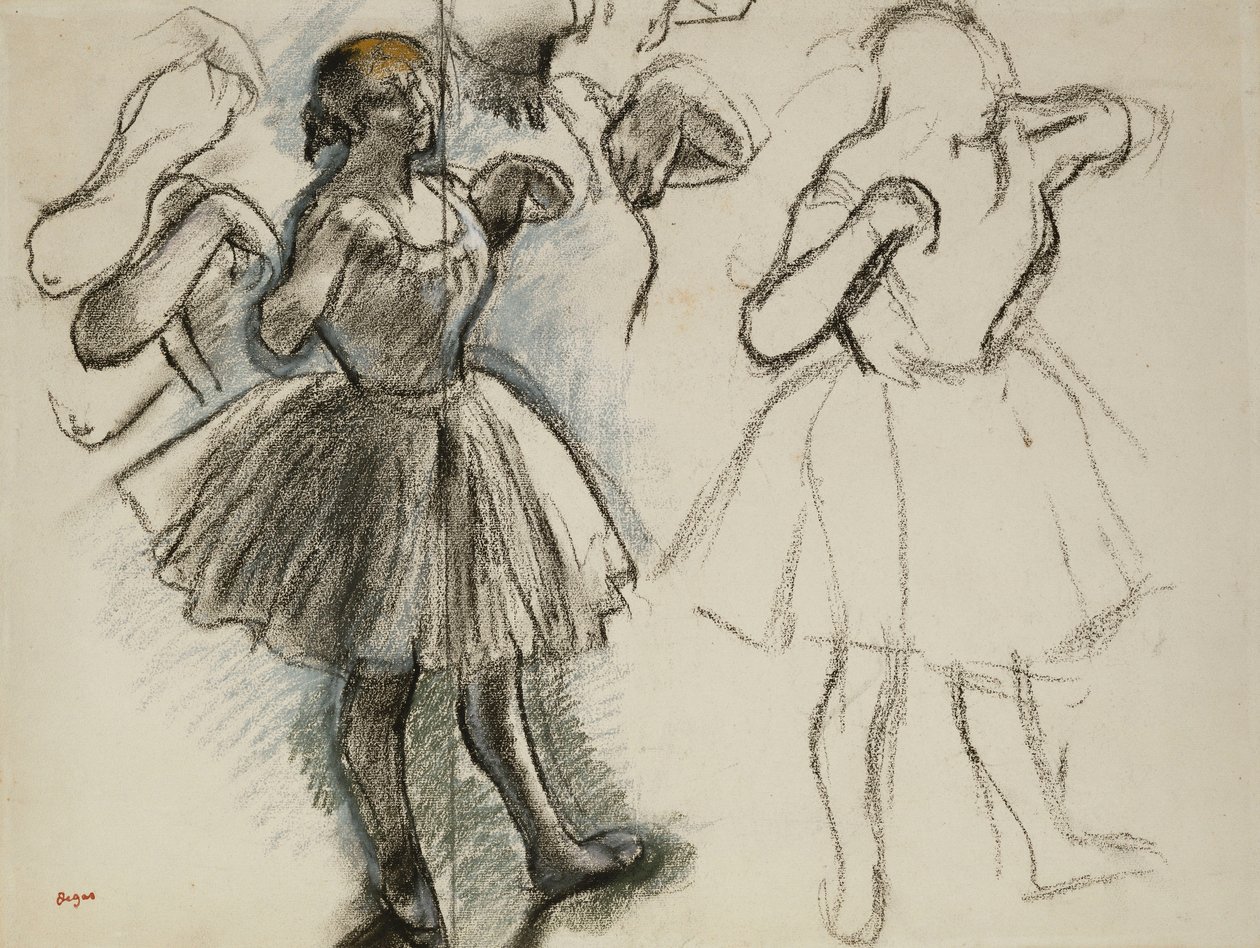 dansare; Dansare, av Edgar Degas