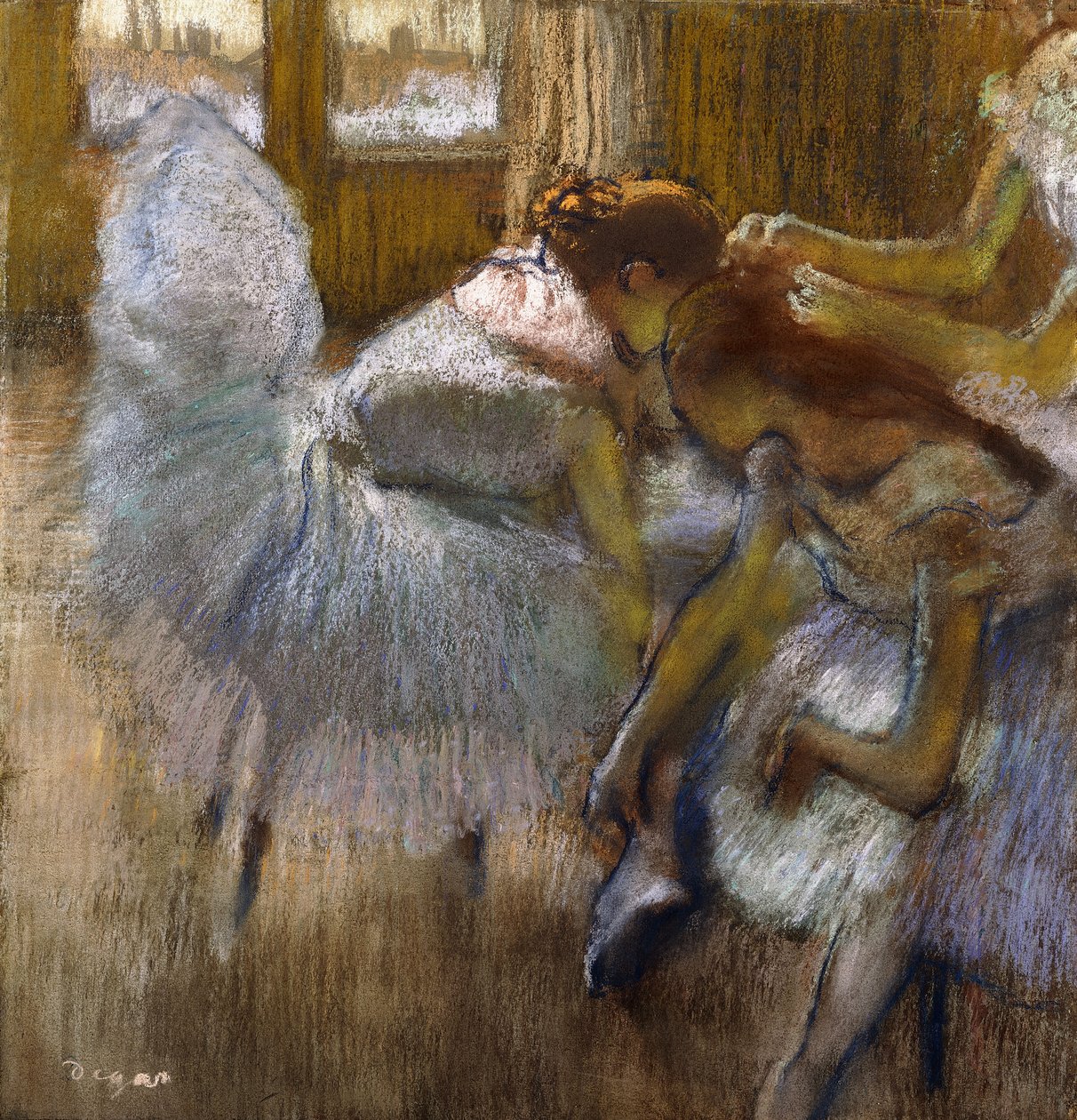 Dansare i vila, ca 1885 av Edgar Degas