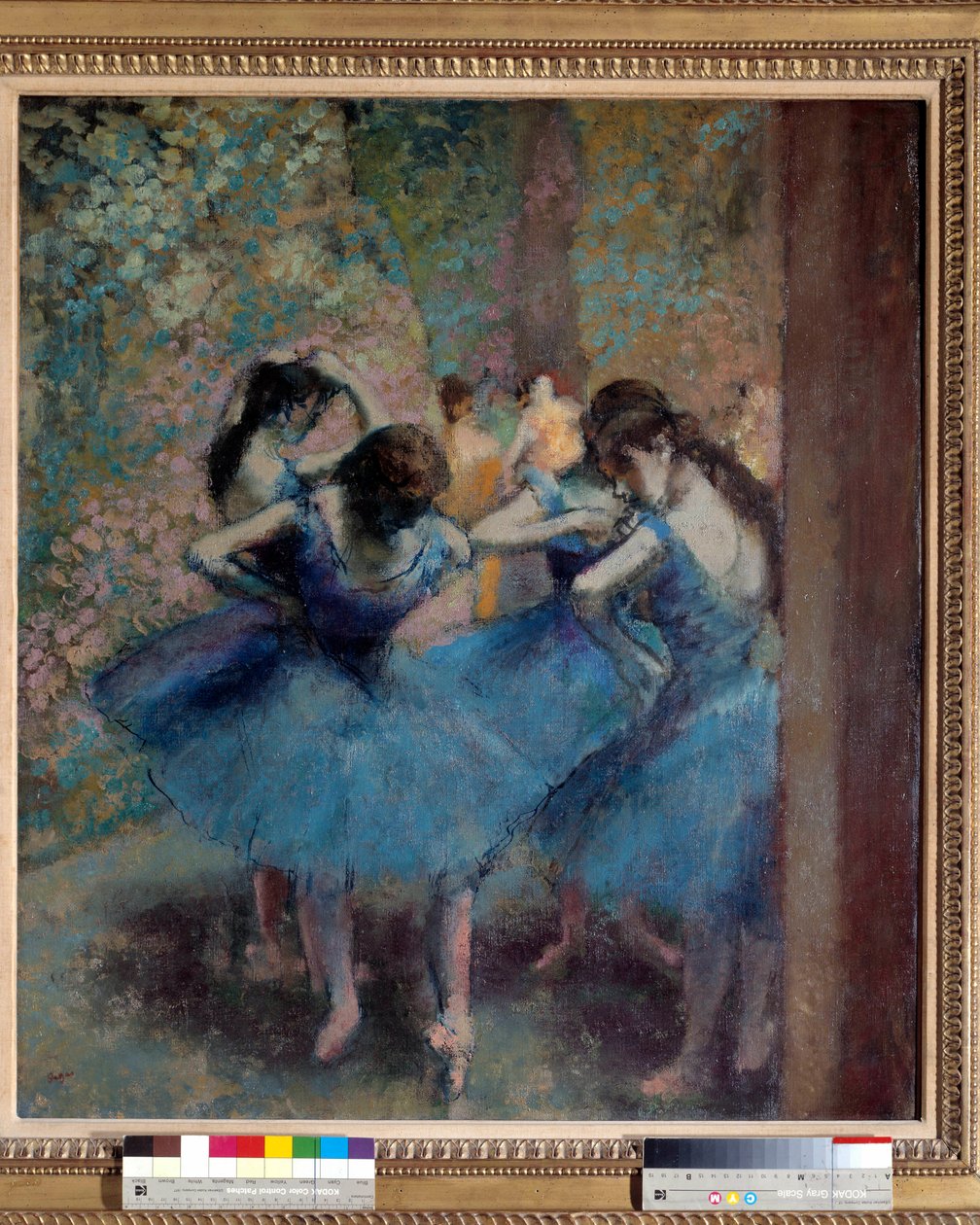 Dansare i blått av Edgar Degas