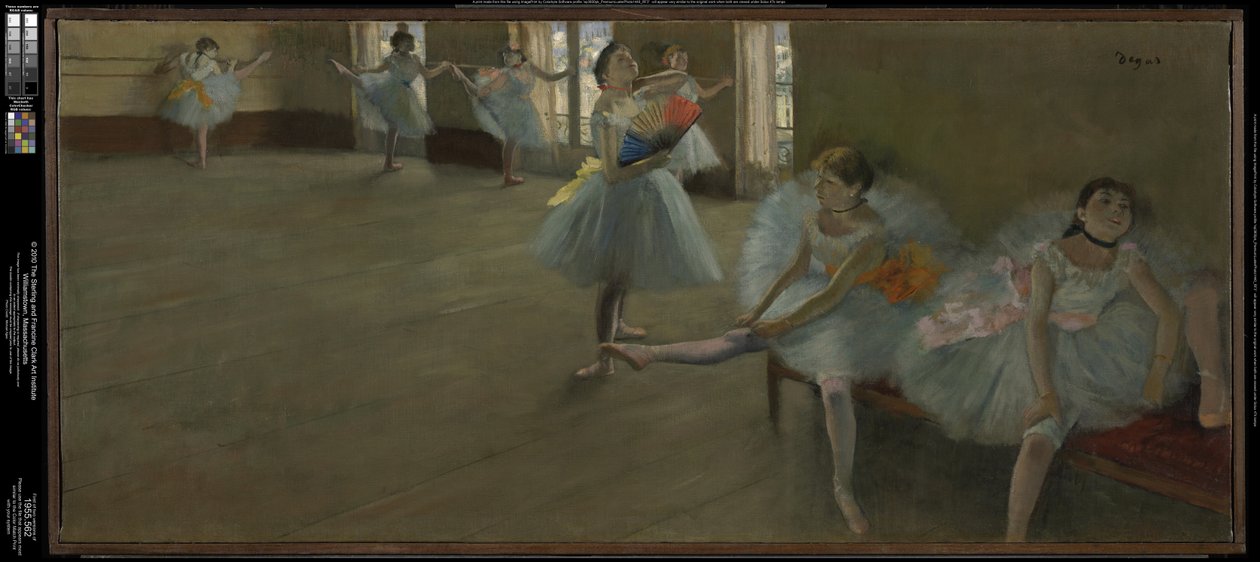 Dansare i klassrummet av Edgar Degas