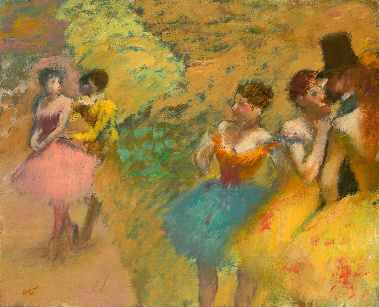 Dansare (bakom kulisserna på Opéra) av Edgar Degas