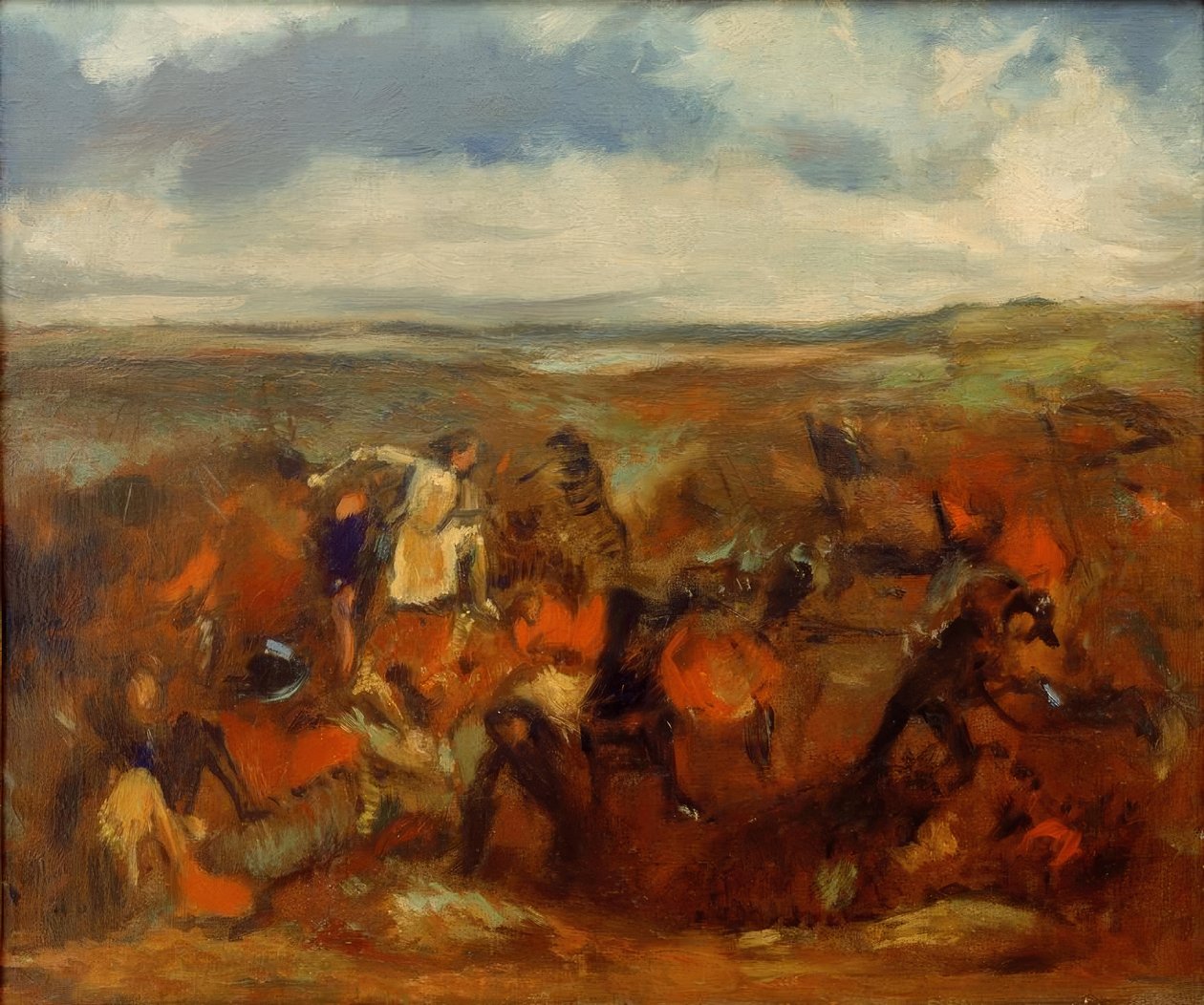 Slaget vid Poitiers av Edgar Degas