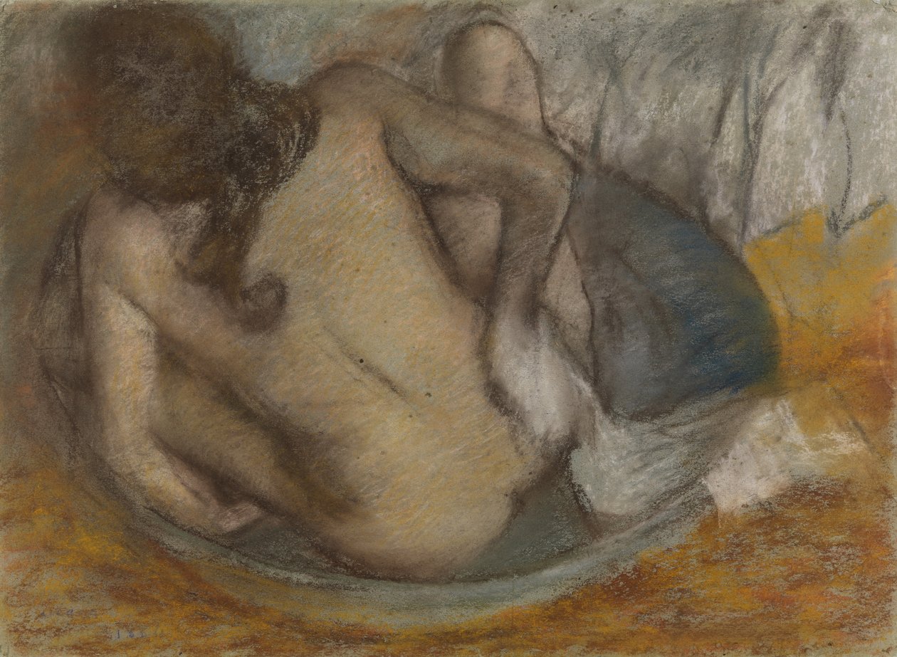 Kvinna vid badkaret av Edgar Degas