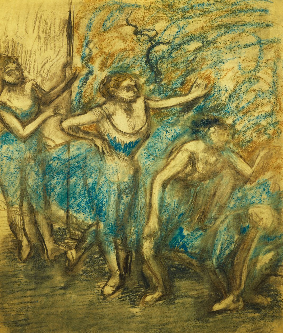 Fyra dansare; Fyra dansare, 1903 av Edgar Degas