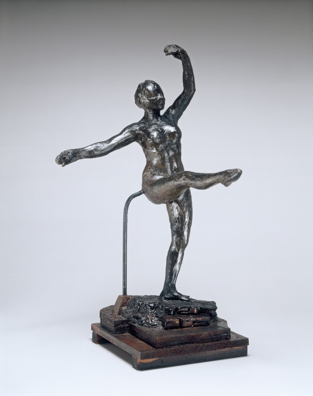 Fjärde positionen fram, på vänster ben, ca. 18851890. av Edgar Degas