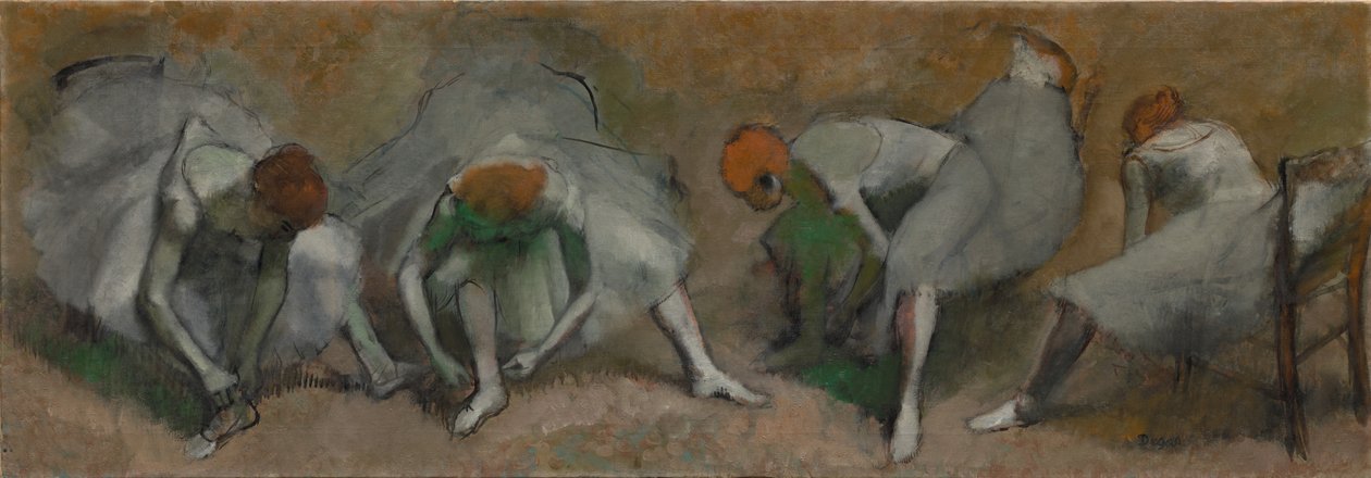 Dansarnas fris, ca. 1895. av Edgar Degas