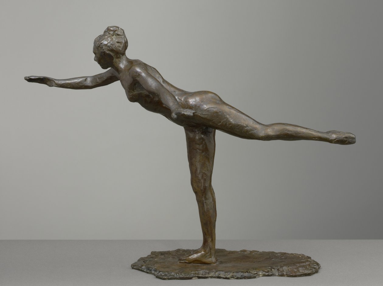 Grand Arabesque, andra gången, modellerad ca 1880-talet, gjuten 1919-21 av Edgar Degas