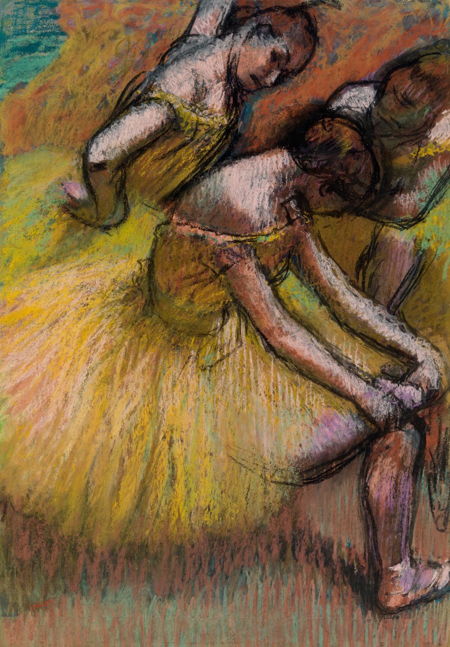 Grupp av dansare av Edgar Degas