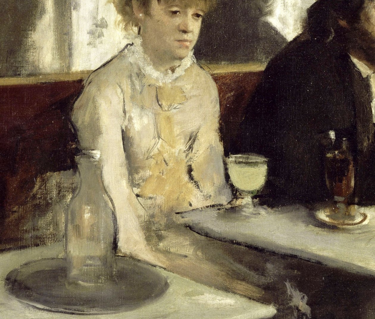 På ett café eller L’Absinthe av Edgar Degas