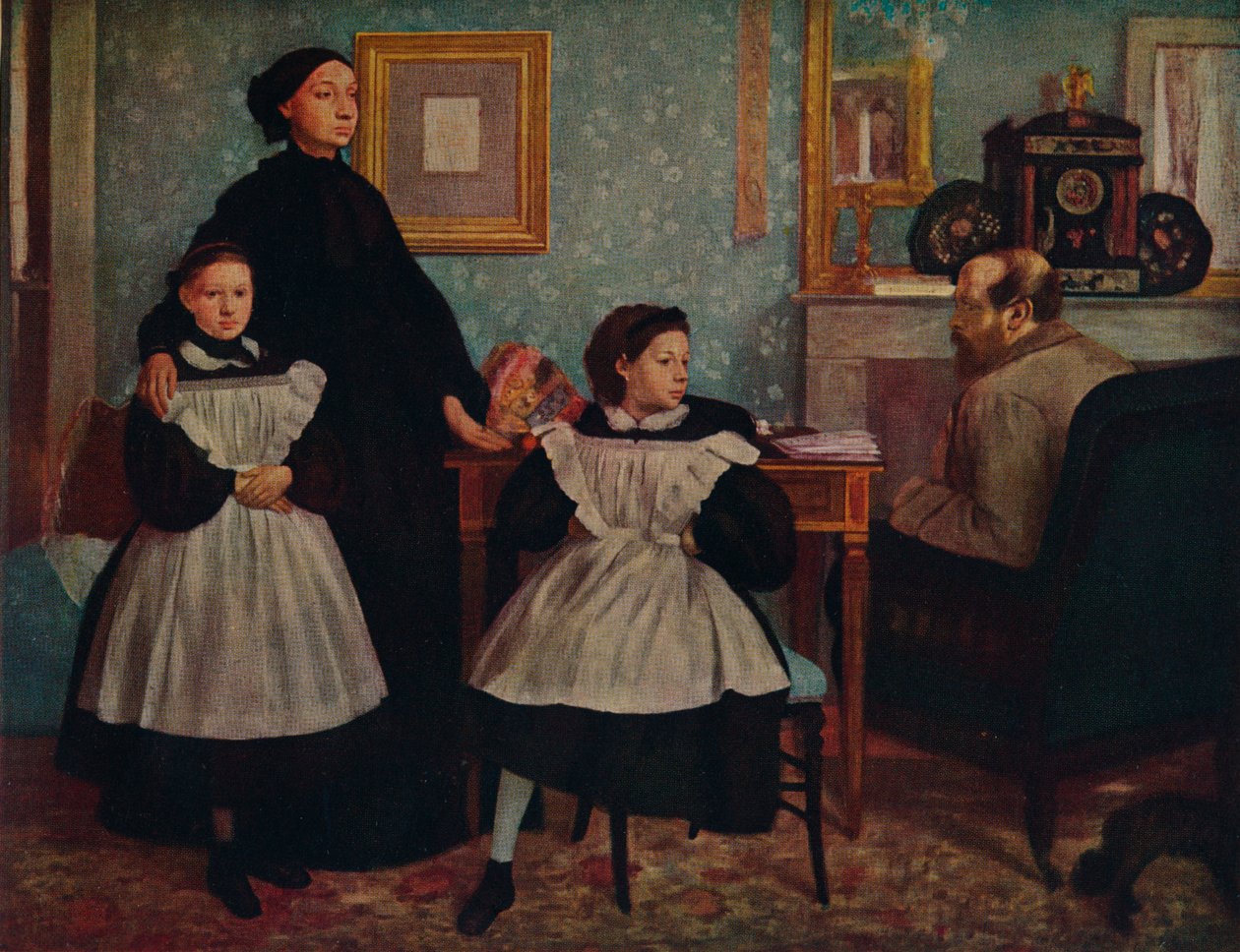 Familjen Bellelli, c1867 av Edgar Degas