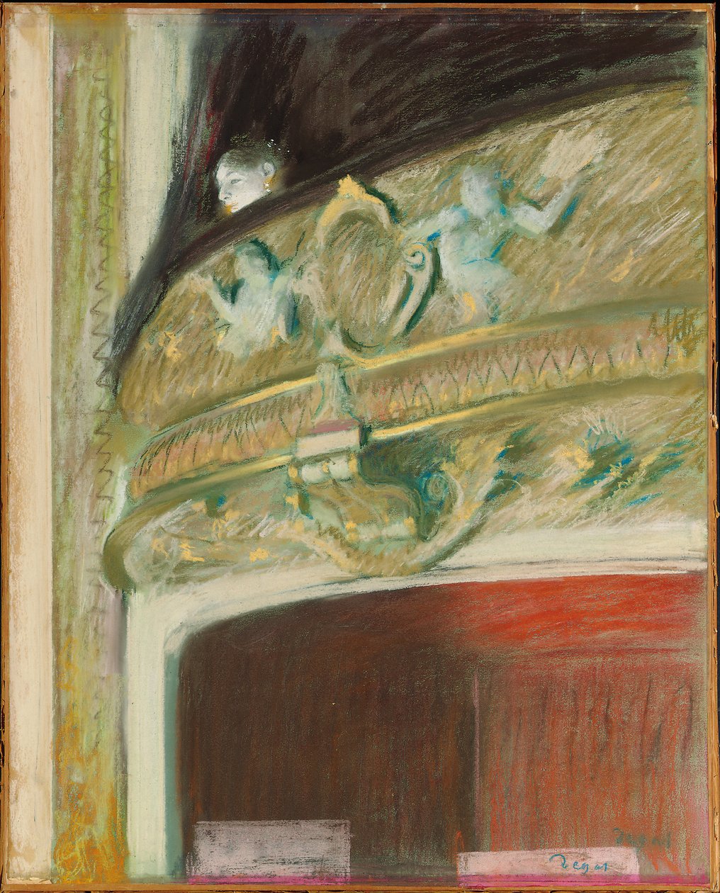 Logen, 1880 av Edgar Degas