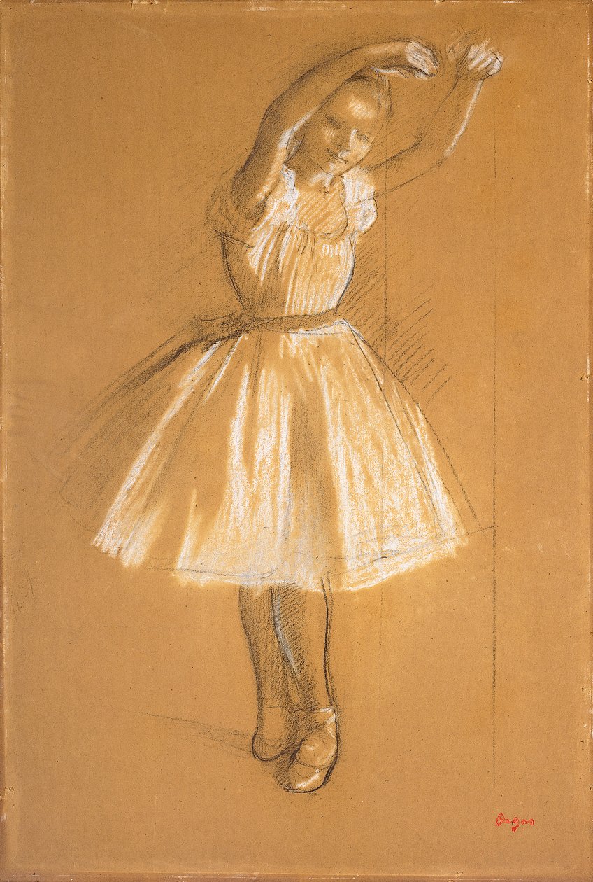 Lilla dansaren, 1875 av Edgar Degas