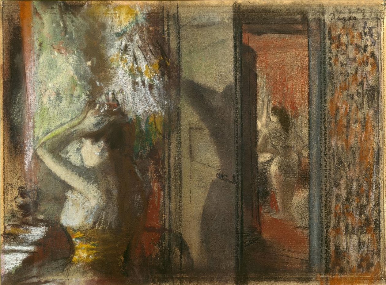 Skådespelerskors omklädningsrum av Edgar Degas