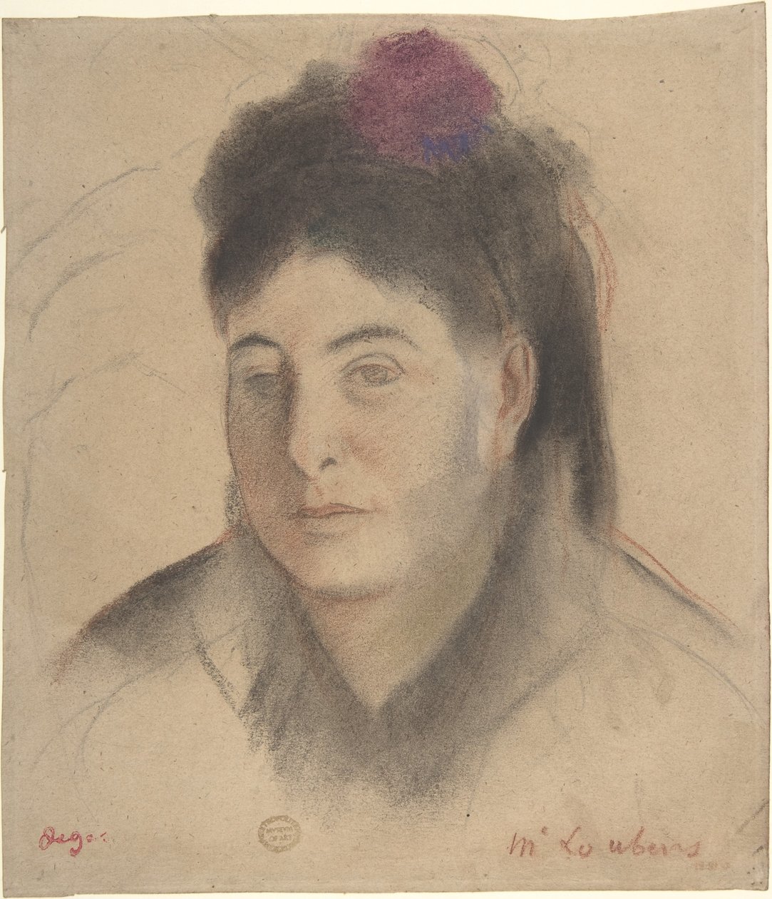 Fru Loubens av Edgar Degas